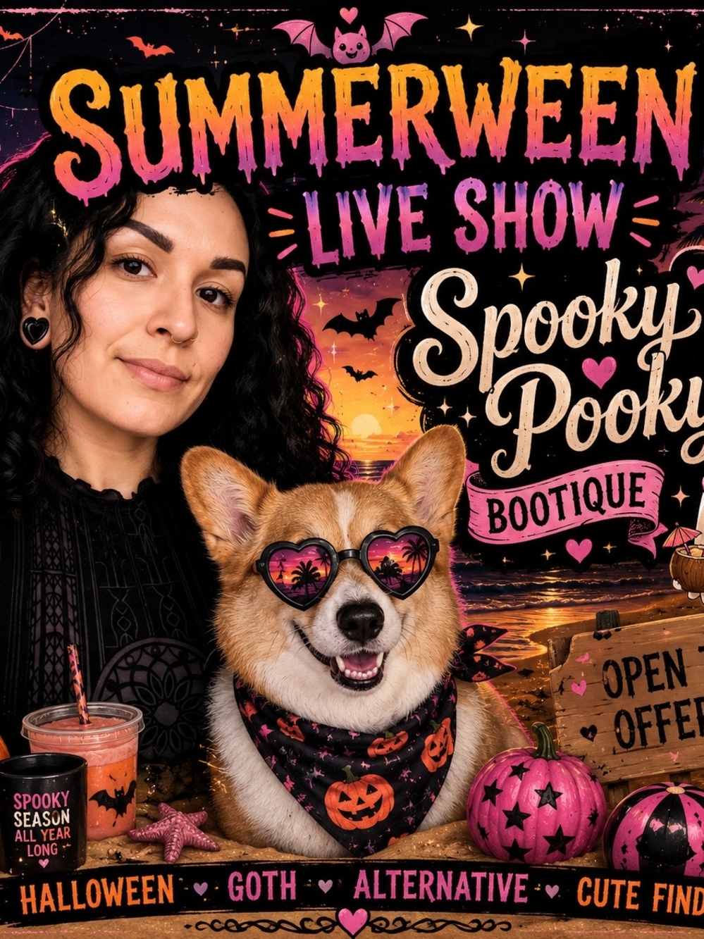 Spooky Pooky BoOtique! FIRST LIVE